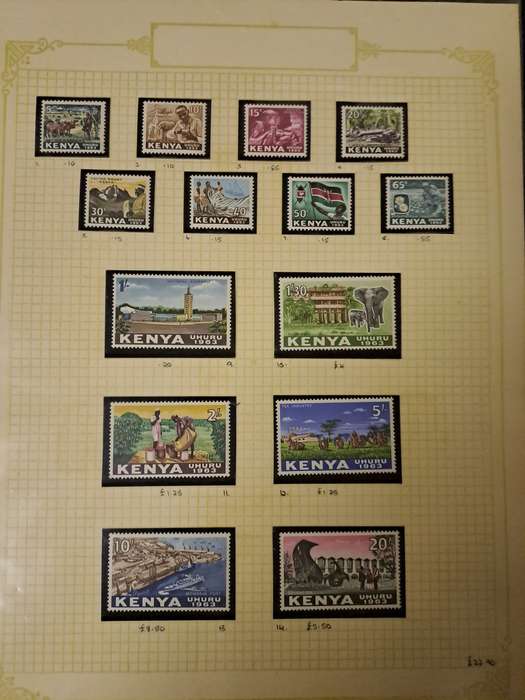 Kenya - 39 stamps