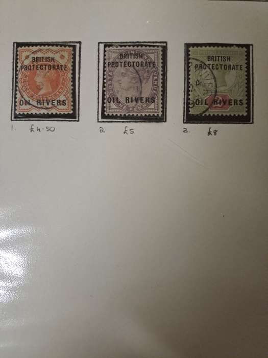 Oil Rivers - 6 Stamps - Final Reduced price
