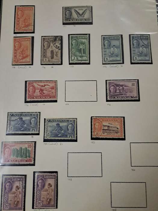 Sarawak 19 stamps - Clearance sale