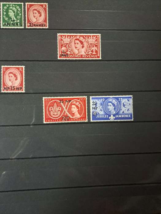 British Occupation - 53 Stamps - Final Reduced price