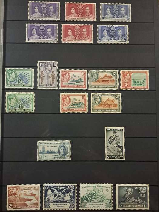 British Solomon Islands - 37 Stamps - Final Reduced price