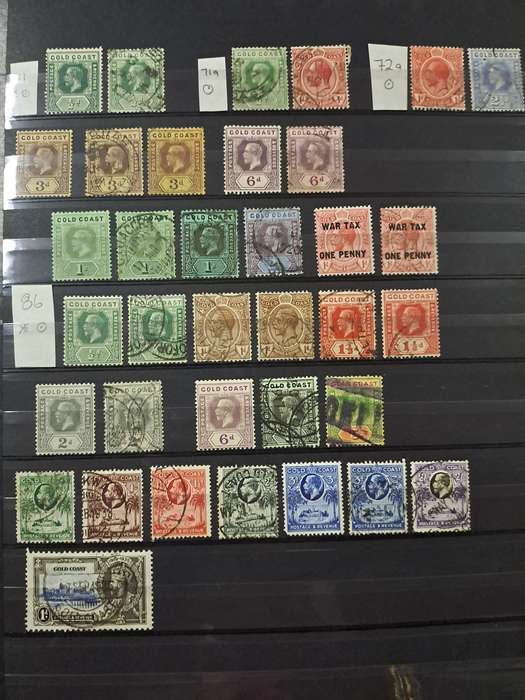 Gold Coast - 84 Stamps - Clearance sale