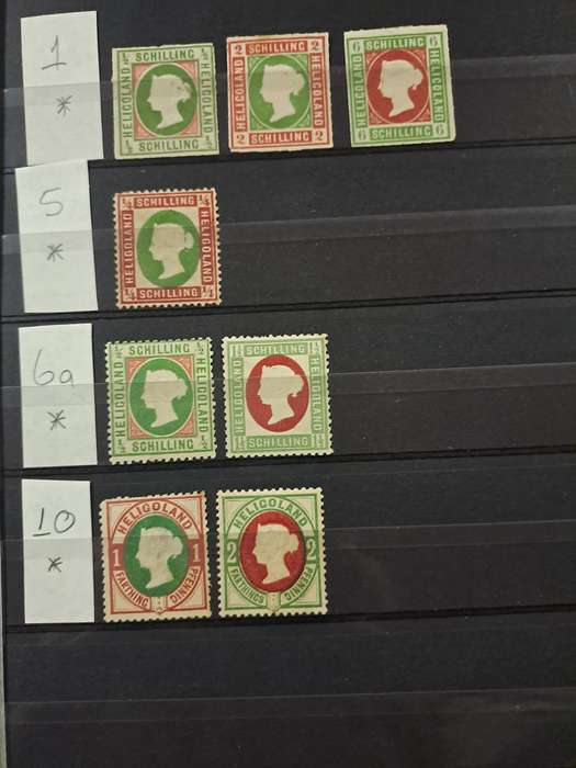 Heligoland - 8 Stamps - Clearance sale