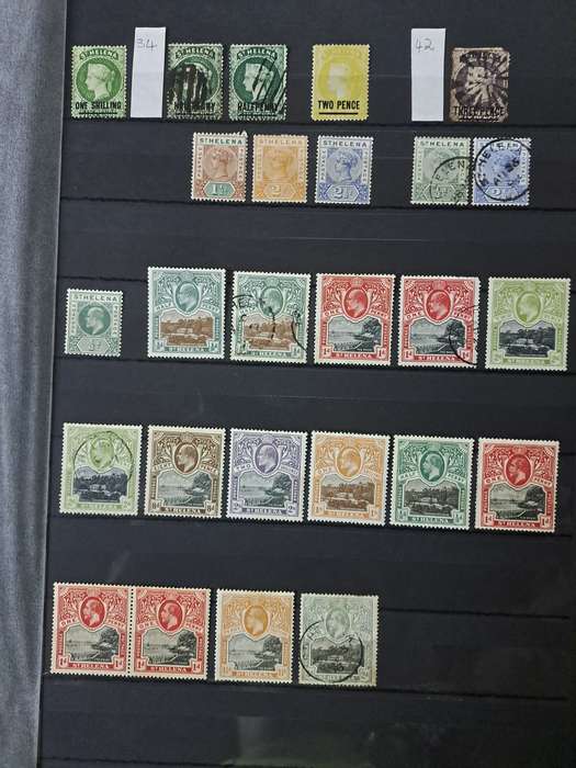 St. Helena - 176 Stamps - Clearance sale