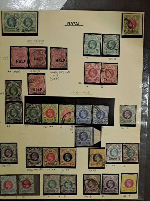 60 Natal stamps