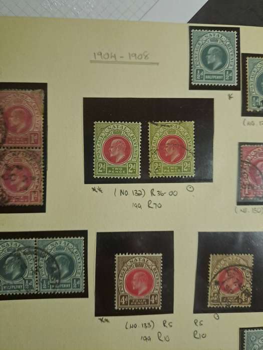 60 Natal stamps
