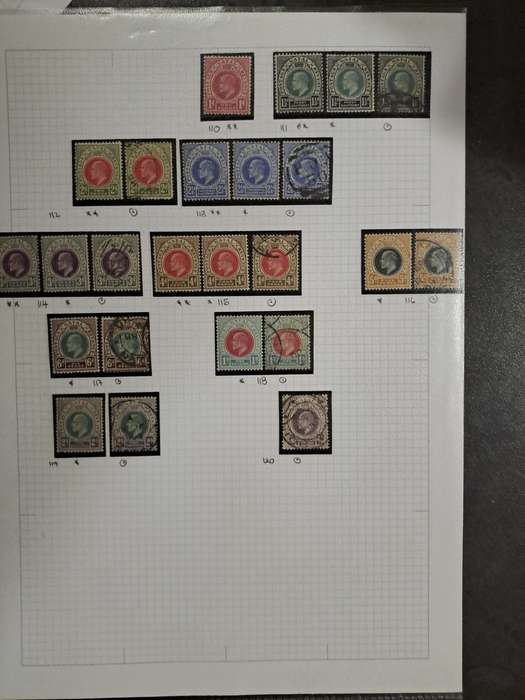Natal : No 110-121 - 24 Mint and used stamps - Clearance sale