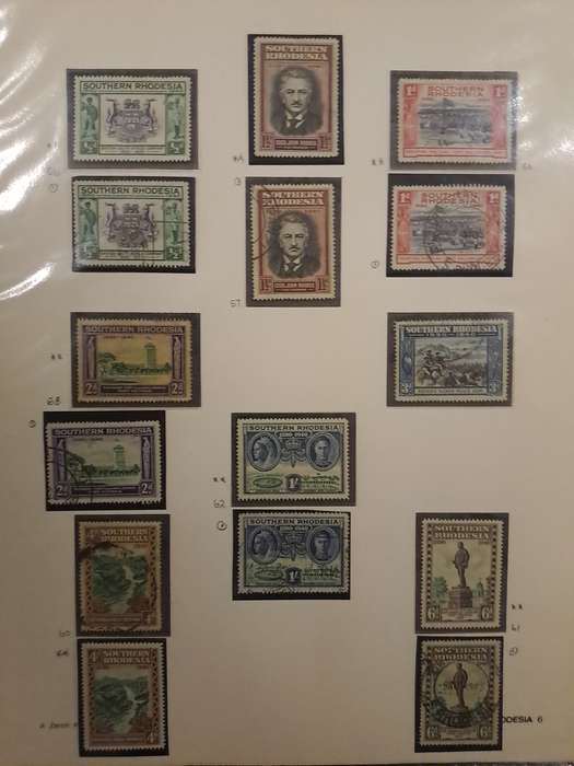 Southern Rhodesia  - No 55-62 - Clearance sale