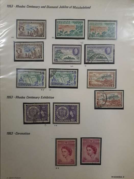 Southern Rhodesia No.73-79 - Clearance sale
