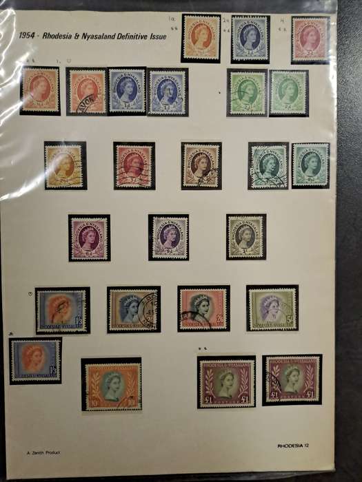 Rhodesia & Nyasaland - Set No 1- 15 - Clearance sale