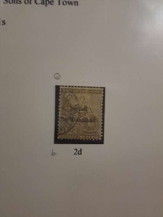 British Bechuanaland - No 1, 4 & 6
