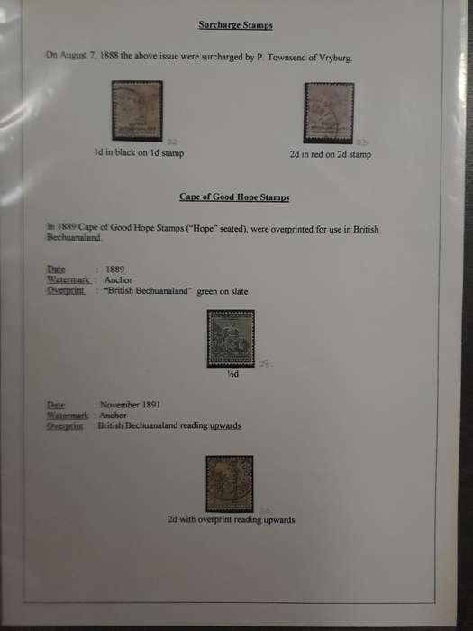 British Bechuanaland - No 22-23, 28 & 30 - Clearance sale