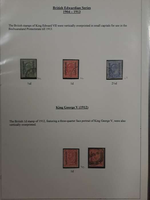 British Bechuanaland - No 64-79, 82 - Clearance sale
