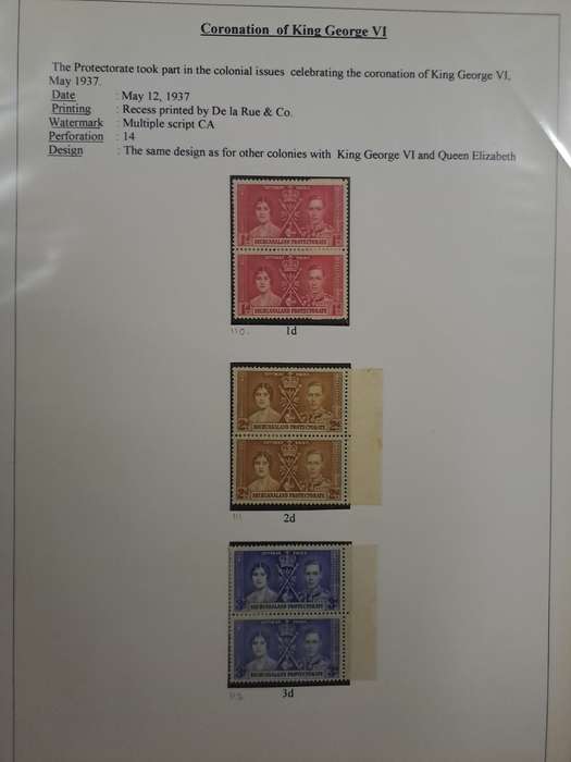 British Bechuanaland - No 110-112