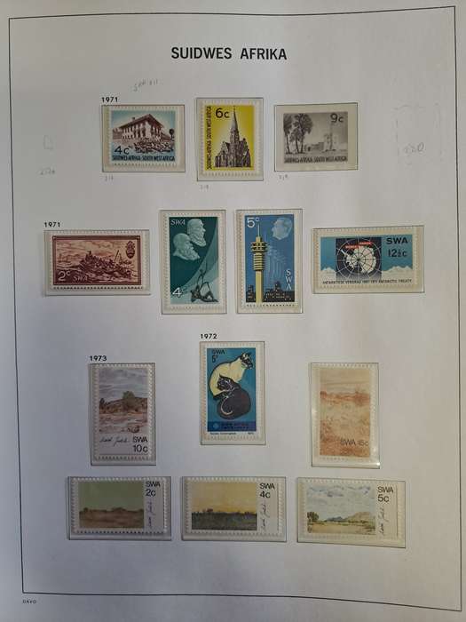 Suidwes Afrika - No 217-219 & 240-249 - Mint