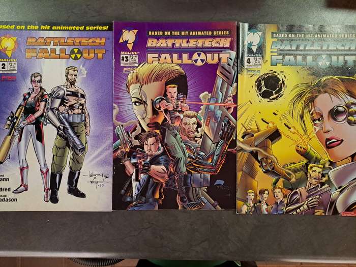 18 Malibu comics