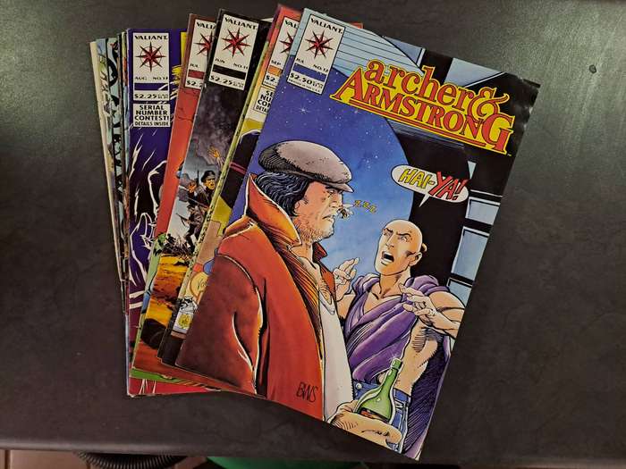 9 Valiant comics