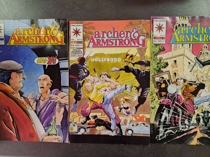 9 Valiant comics