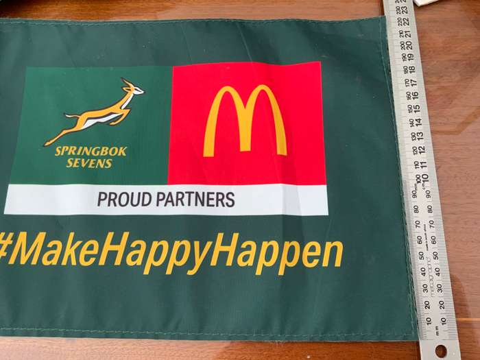 SA RUGBY SPRINGBOK SEVENS & Macs flag