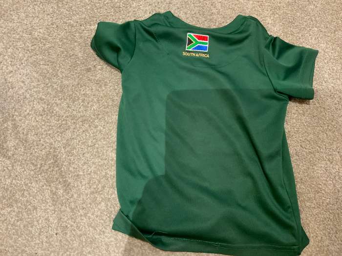 SA springbok t shirt kid age