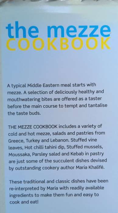 Maria Khalife, The Mezze Cookbook