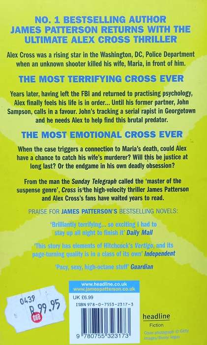 James Patterson, Cross