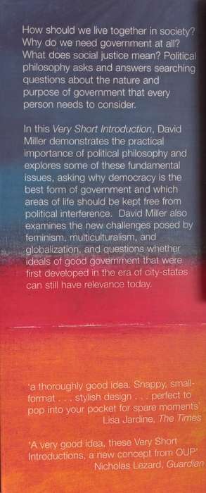 David Miller, Political Philosophy: A Very Short Introduction