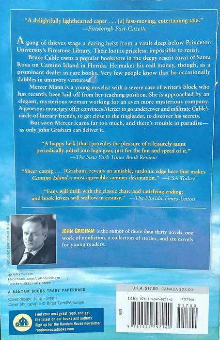 John Grisham, Camino Island