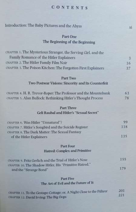 Ron Rosenbaum, Explaining Hitler: The Search for the Origins of his Evil