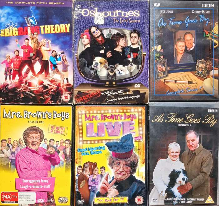 Collection of 4 TV Series DVD Sets (10 discs)