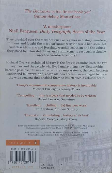 Richard Overy, The Dictators: Hitler's Germany, Stalin's Russia