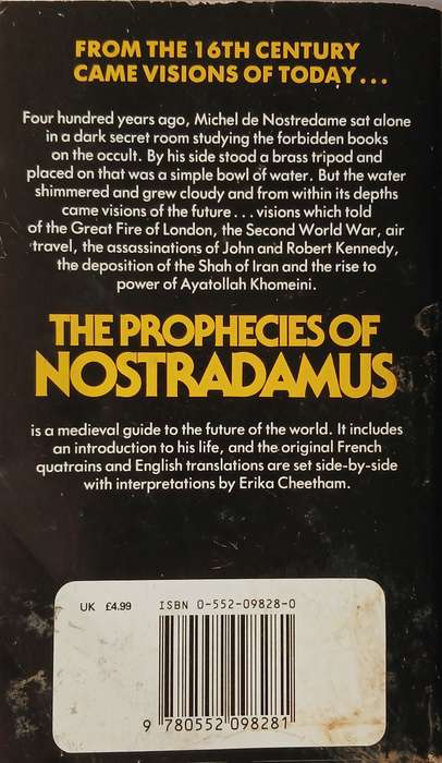 Erika Cheetham, The Prophecies of Nostradamus