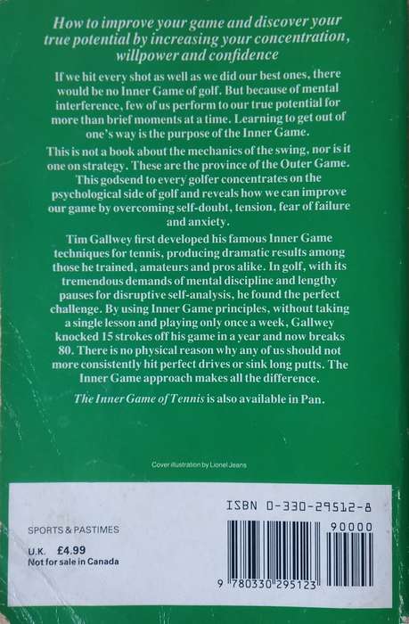 W. Timothy Gallwey, The Inner Game of Golf