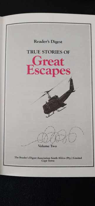 True Stories of Great Escapes by Reader's Digest - Set of 2 books, Vol 1 & 2