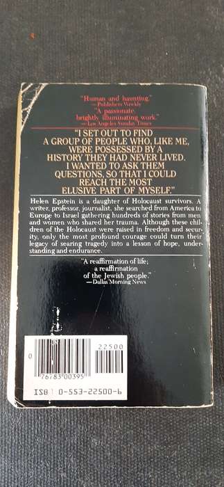 Children of the Holocaust by Helen Epstein