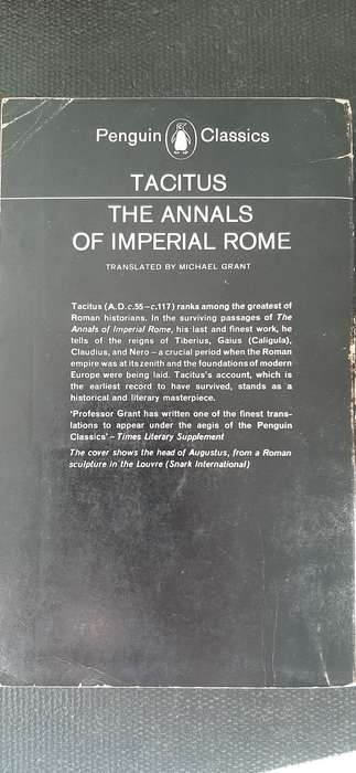 The Annals of Imperial Rome by Tacitus - Founder editor E.V. Rieu