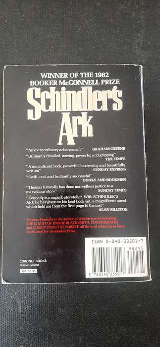 Schindler's Ark by Thomas Keneally