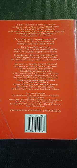 Ascent & Dissent - The SA Everest Expedition - the inside story by Ken Vernon