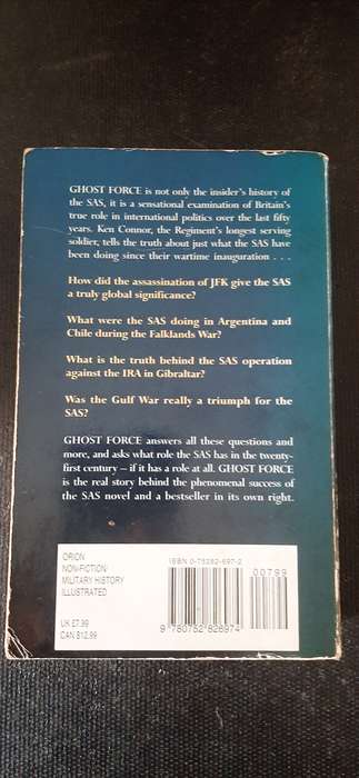 Ghost Force - The Secret History of the SAS by Ken Connor