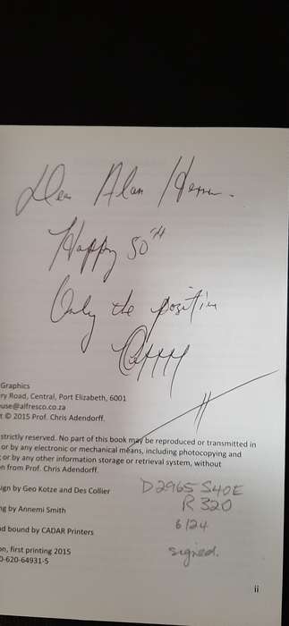 An Umbrella for the Rainbow Nation by Prof. Chris Adendorff and Des Collier (Signed by Author)