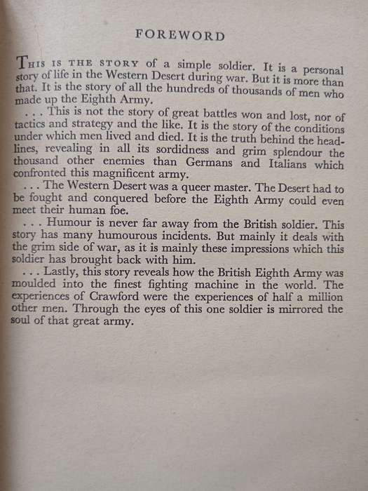 I was an Eighth Army soldier by Driver Robert John Crawford