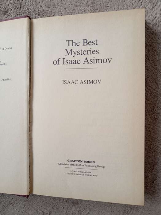 The Best Mysteries of Isaac Asimov by Isaac Asimov