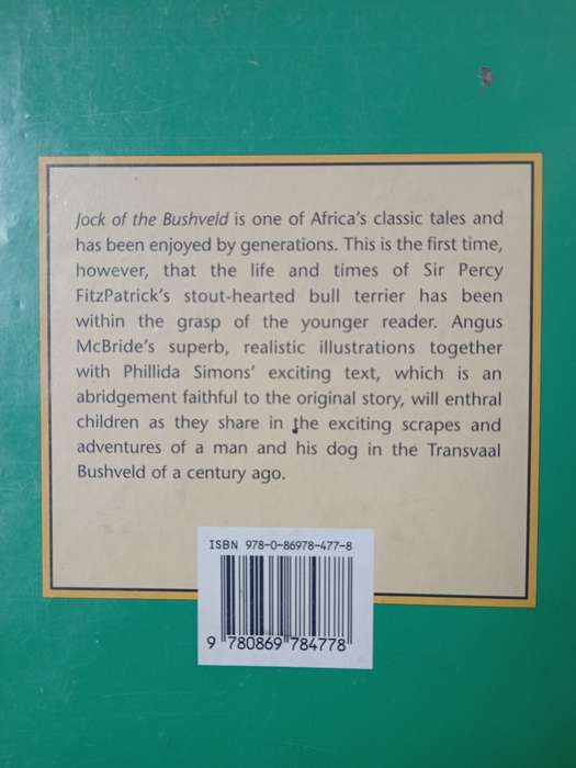 Jock of the Bushveld by Sir Percy Fitzpatrick's classic as retold by Phillipa Brooke Simons