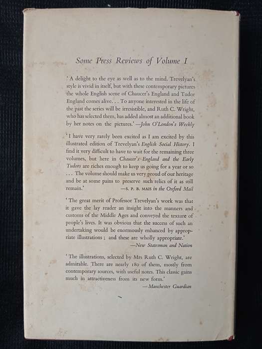 Illustrated English Social History by G M Trevelyan