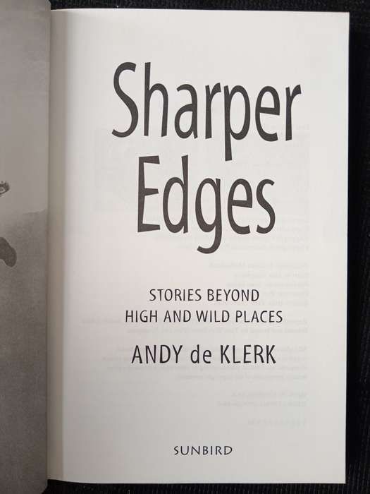 Sharper Edges by Andy de Klerk
