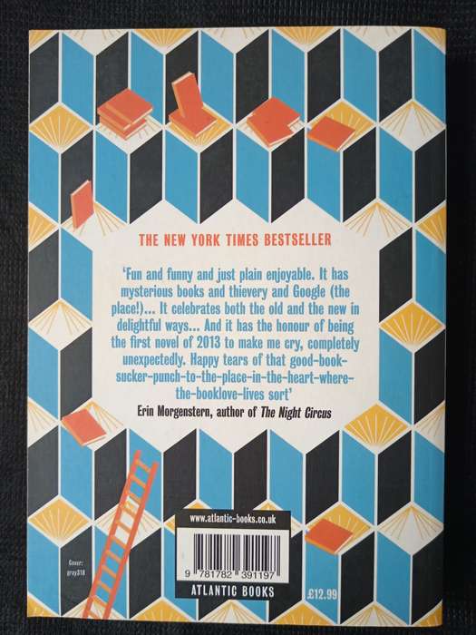Mr Penumbra's 24-Hour Bookstore by Robin Sloan