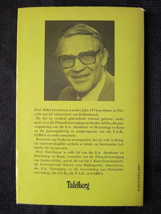 Afskied van Apartheid by W P Esterhuyse
