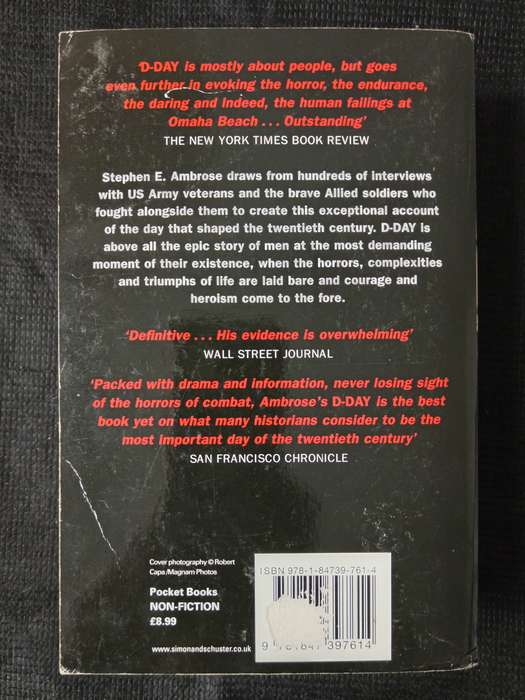 D-Day by Stephen E Ambrose