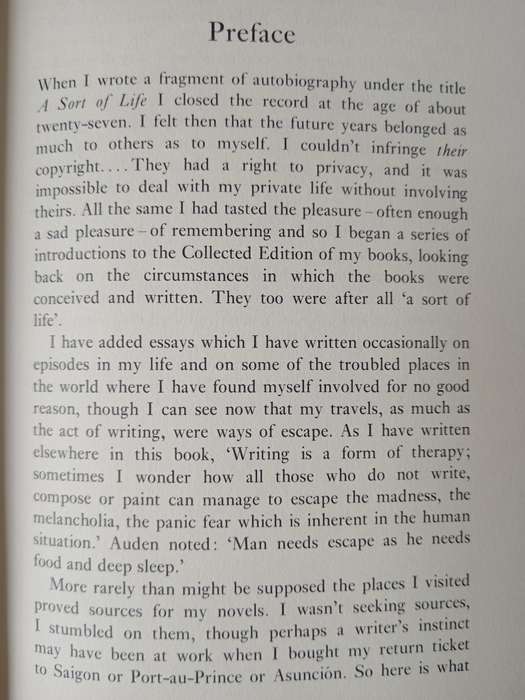 Ways of Escape by Graham Greene