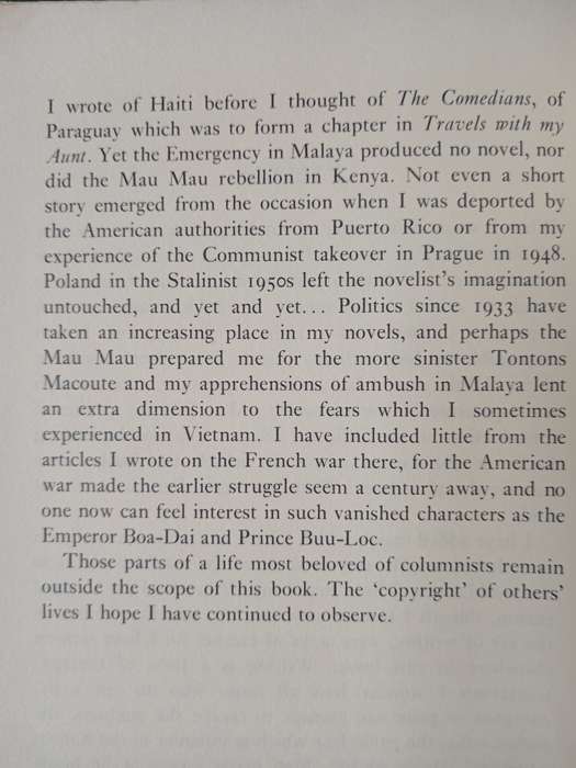 Ways of Escape by Graham Greene
